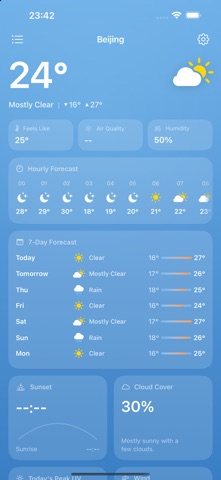 Veil Weather - Forecast Screenshot 1 of 4