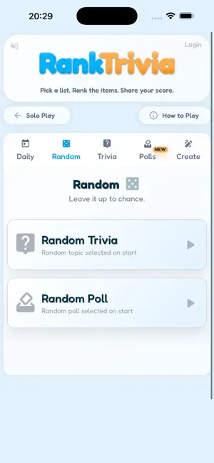 Rank Trivia - Trivia & Polls screenshot 4