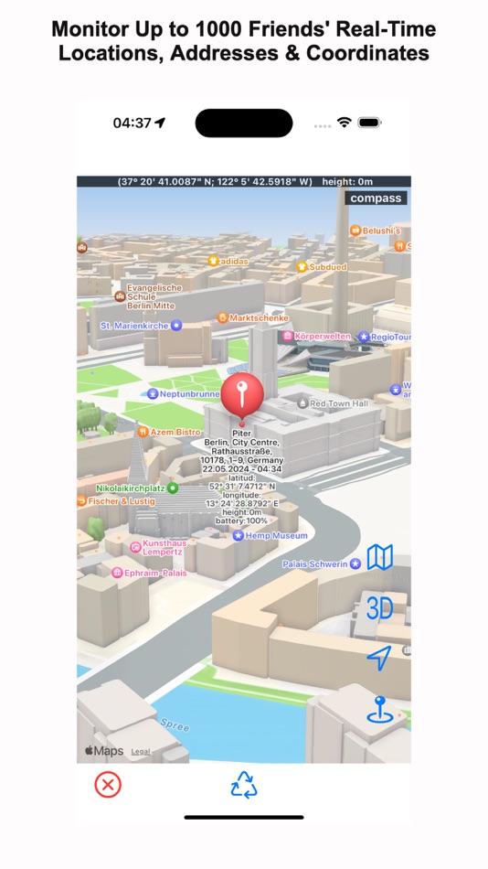 #1. GPS Locator: Phone Tracker App (iOS) By: Oksana Nikita