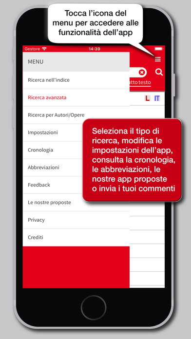 Dizionario Latino Hoepli Screenshot
