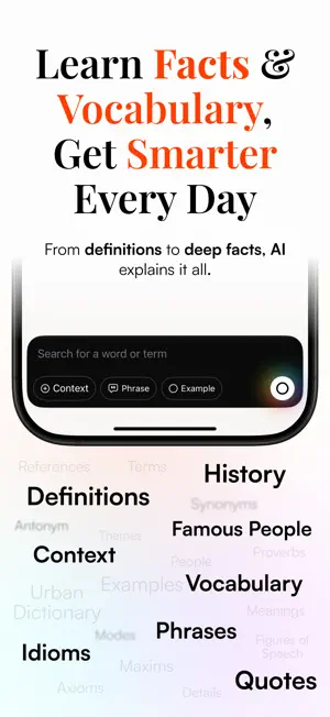 Facts & Vocab Builder -Defy AI screenshot 1