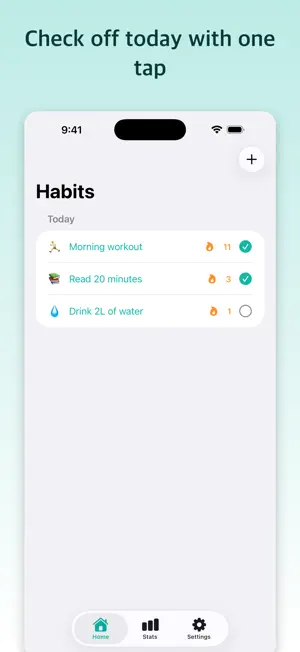 Habit Tracker: Routine Check screenshot 1