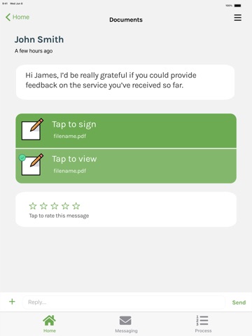 Hanratty & Co Solicitors iPad screenshot