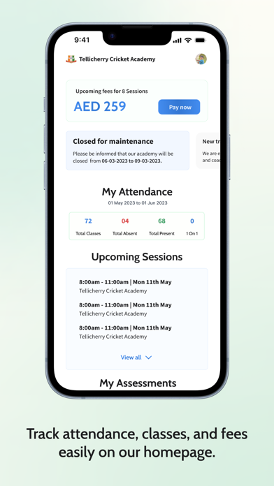 Sportstr Academy App Screenshot