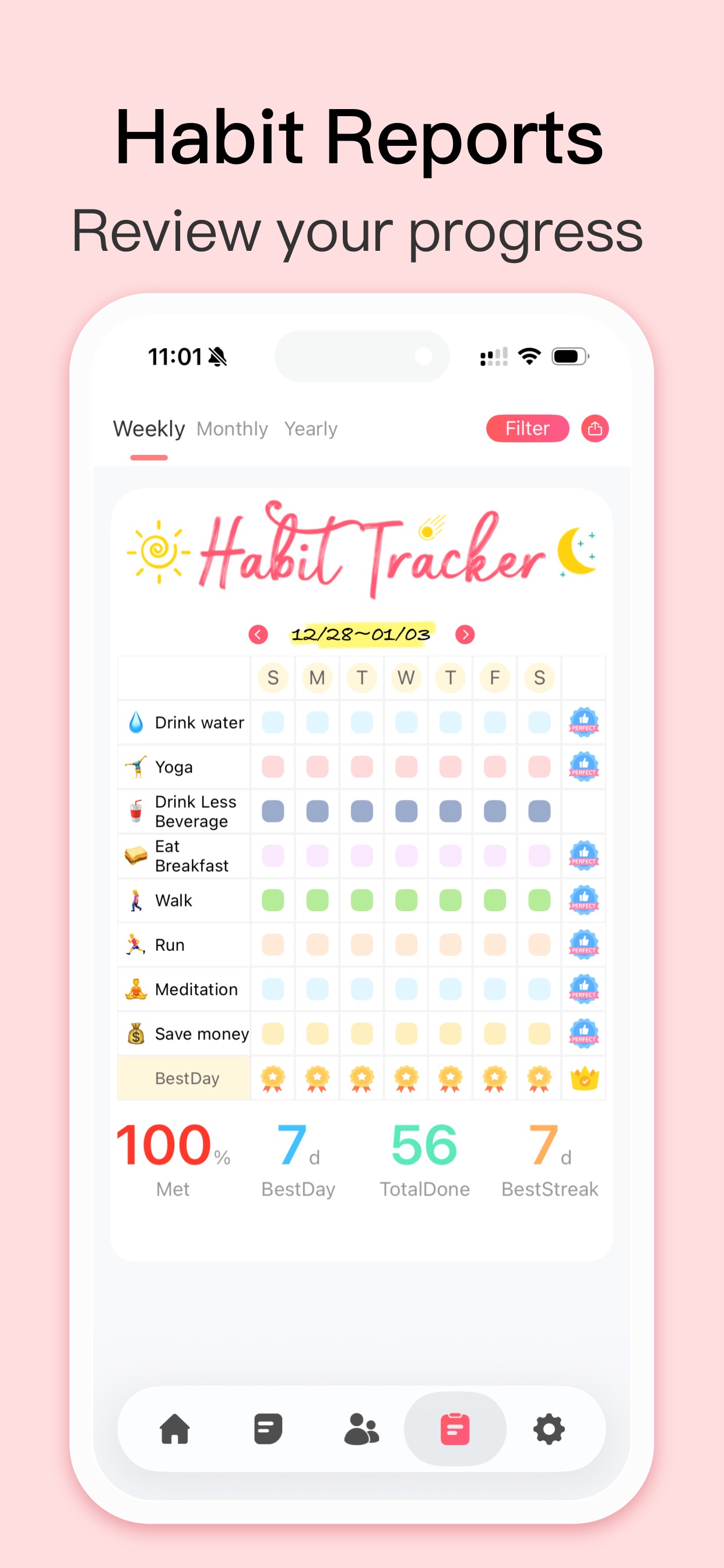 Habit Tracker 스크린샷 2