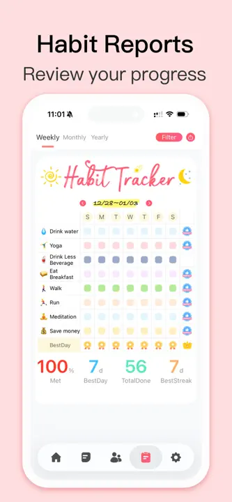 Habit Tracker: Screenshot 2 von 10