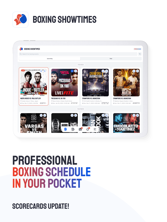 Screenshot #4 pour Boxing Showtimes