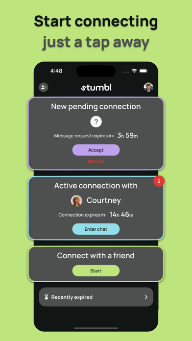 Stumbl Friends iPhone screenshot 3 - Social Networking app
