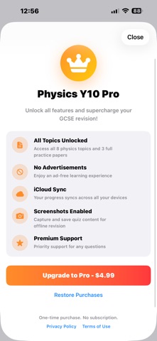GCSE Physics Y10 screenshot