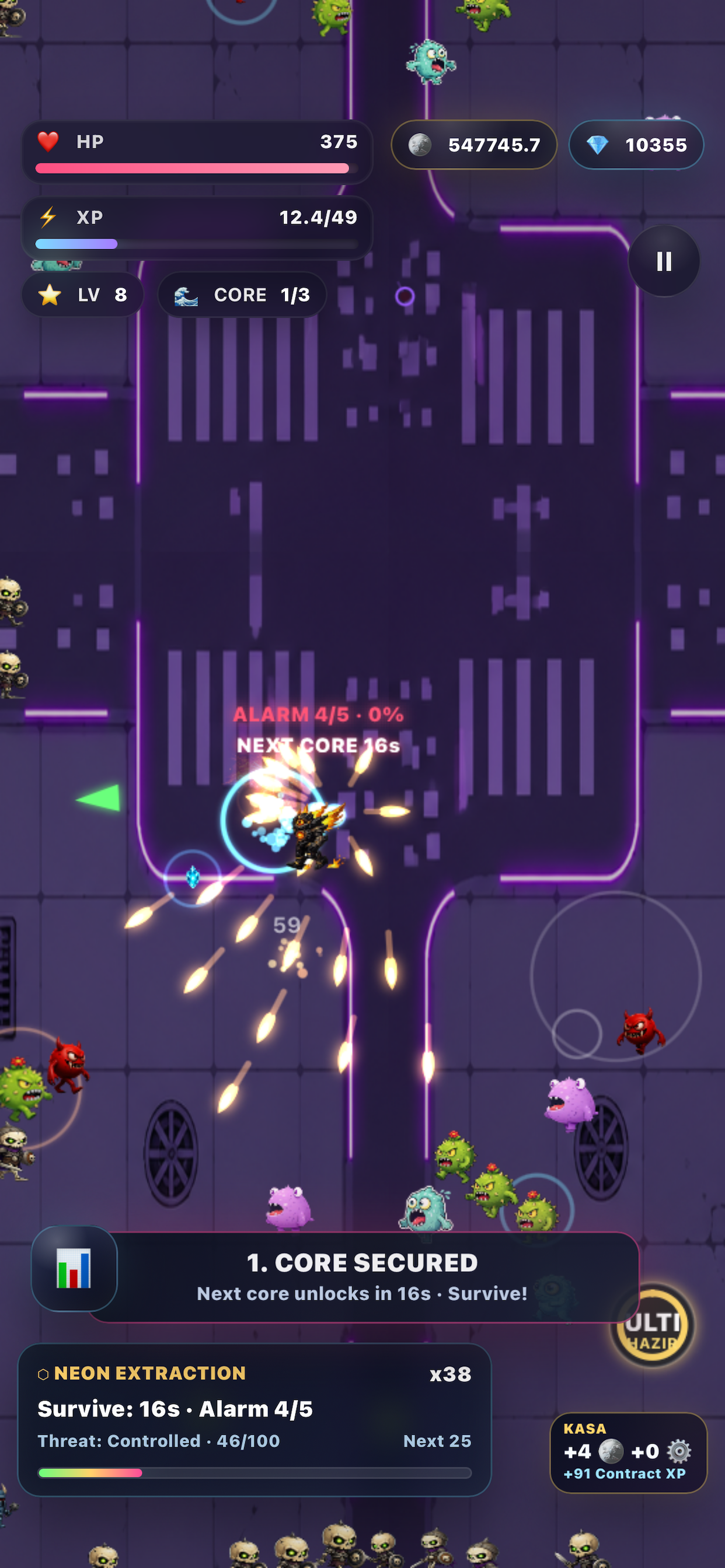 Neon Survivor Arena screenshot 8
