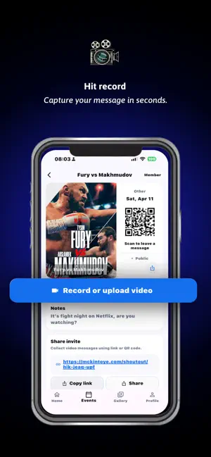 ShoutOut! Moments & Events screenshot 3