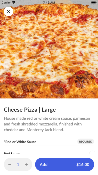Pizza Baby iPhone screenshot 4 - Food & Drink app