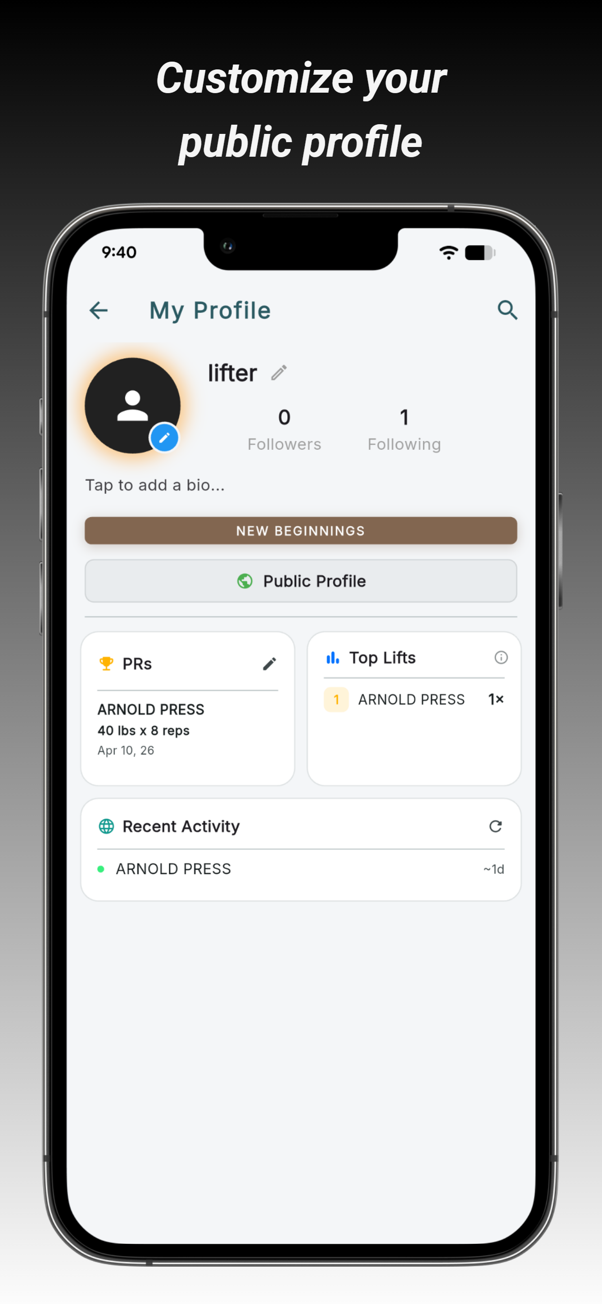 JustLiftin Workout Tracker screenshot 9