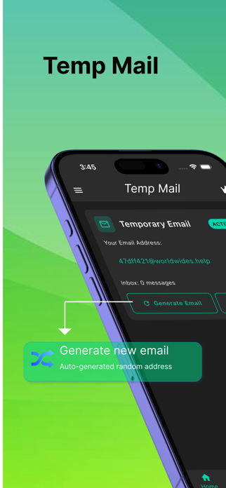 Quick Mail – Instant Temp Mail Screenshot 1 of 7