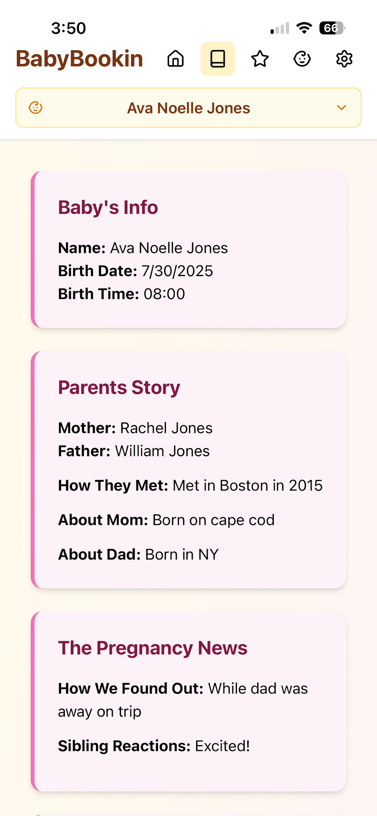 BabyBookin: Babybook Journal screenshot 3