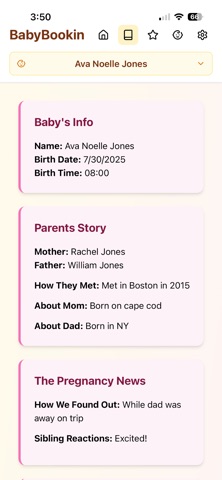 BabyBookin: Babybook Journal screenshot