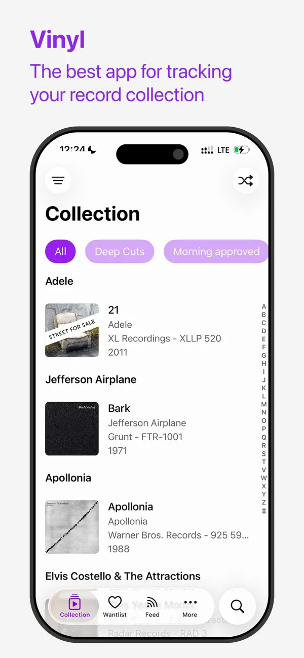 Screenshot #1 pour Vinyl Record App