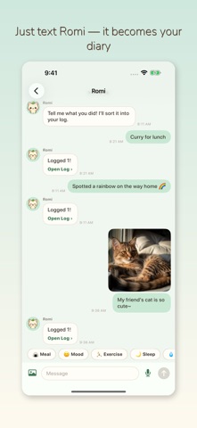 Chat Journal: Diary & Keyboard Screenshot 1 of 10