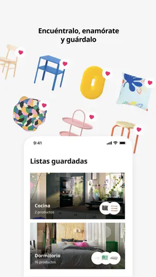 Captura de pantalla de IKEA en iPhone 8
