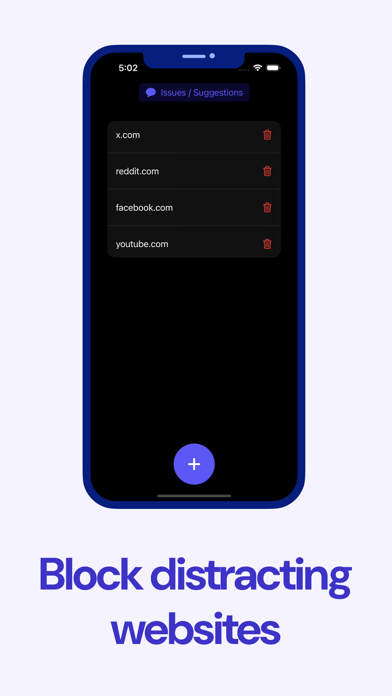 FocusFort: Block Apps & Sites Screenshot