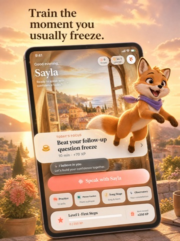 Sayla: Speak Naturally iPad screenshot