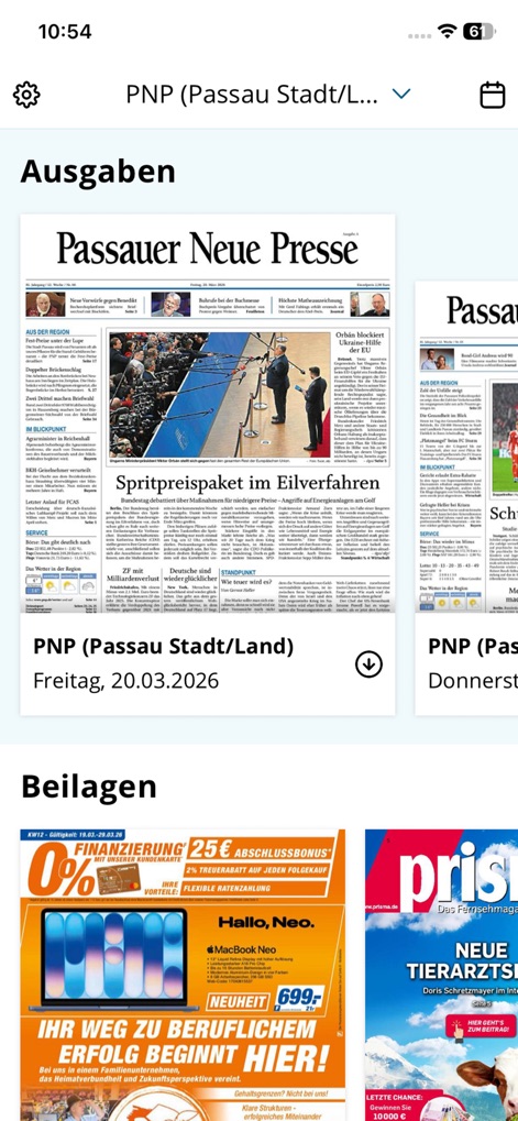 PNP ePaper - pnp-epaper-app-interface