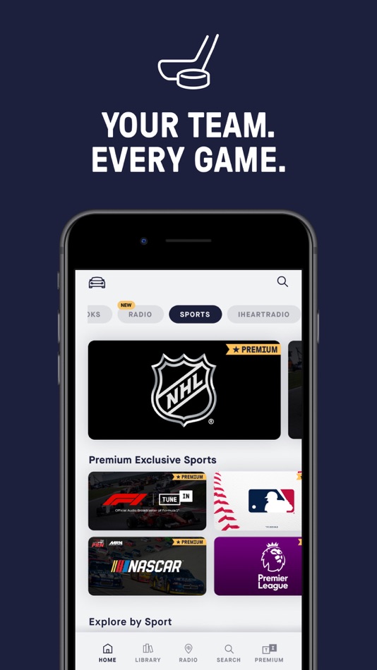 #6. TuneIn Radio: Music & Sports (iOS) Podle: TuneIn