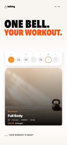 Bellring: Kettlebell Workout Screenshot 1 of 6