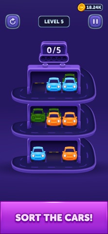 Parking Sort: Car Puzzle Screenshot 1 of 8