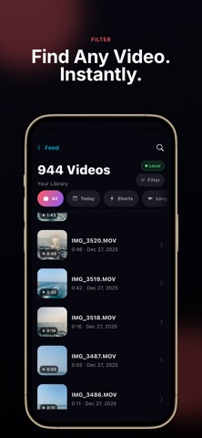 RollReel : Local Video Player Screenshot 4 of 6