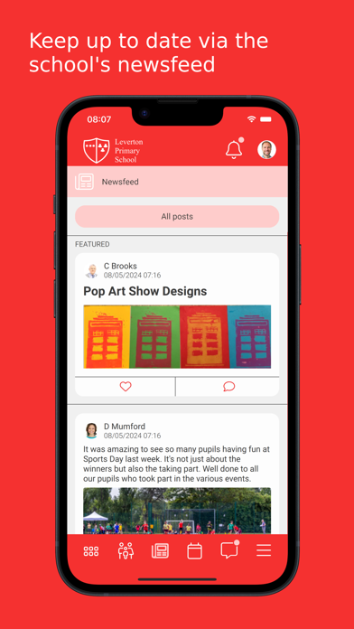 Leverton Primary School Screenshot