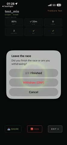 TrailCore Radar screenshot