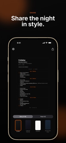 Setz — Concert Setlists Screenshot 5 of 6