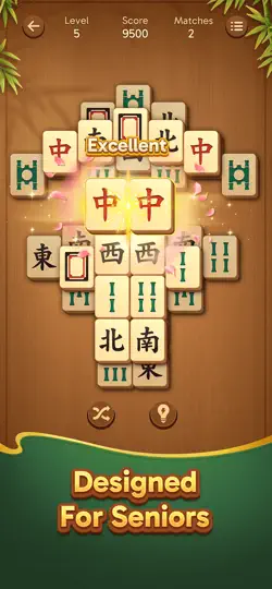 Captura de pantalla de Vita Mahjong Wood en iPhone 1