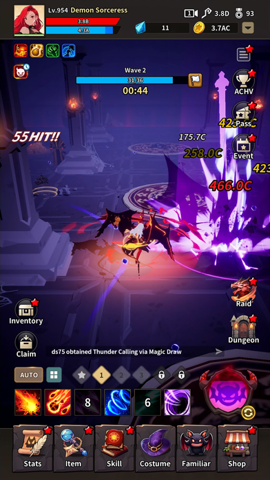 Demon Sorceress : Idle RPG Screenshot