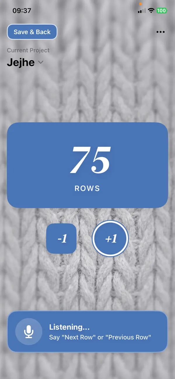 Screenshot #3 pour Knit Counter Voice