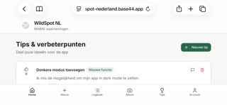 WildSpot screenshot