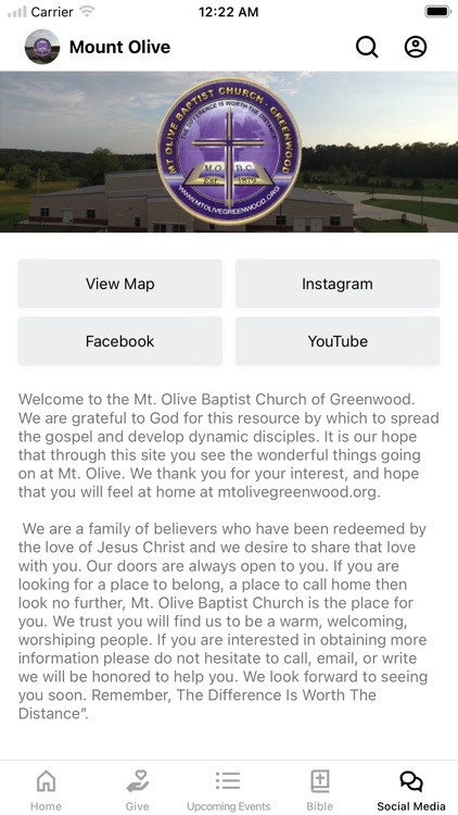 Mount Olive App