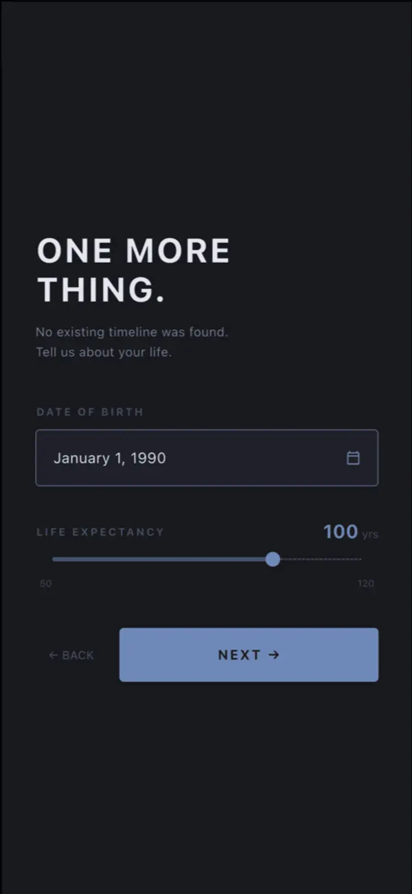 Screenshot #2 pour The Life Timeline