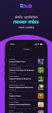 Rhub – Game Codes & Guides Screenshot 3 of 5