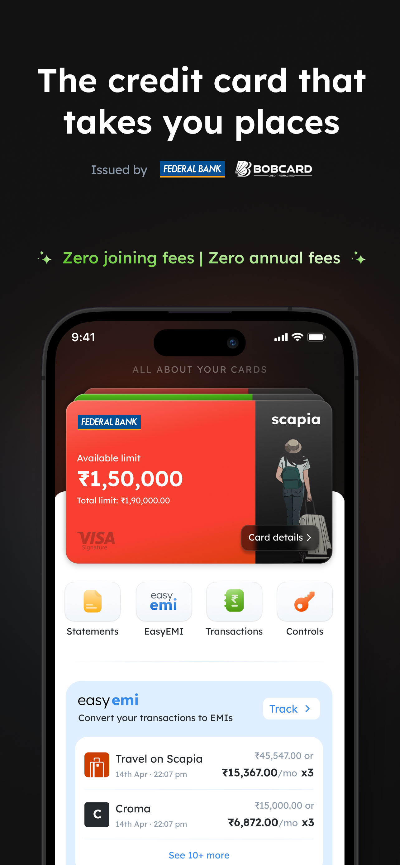 Scapia: A card for travellers