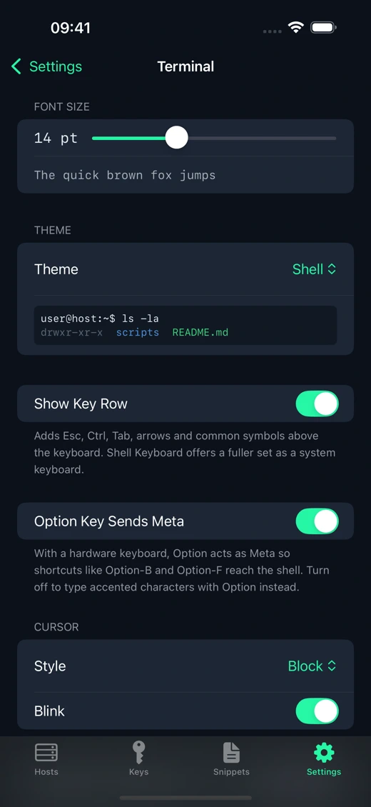 Shell SSH screenshot 5