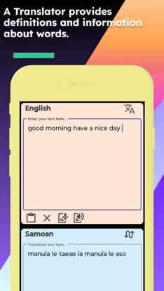 English Samoan Translator screenshot 3