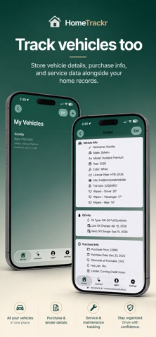HomeTrackr: Home Log screenshot