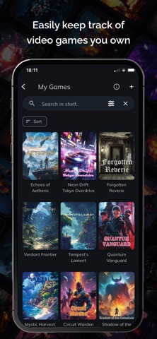 Collecting Games: Gaming App Screenshot 4 of 8