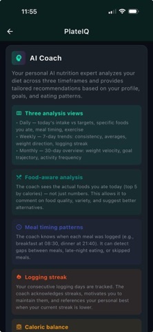 PlateIQ AI screenshot