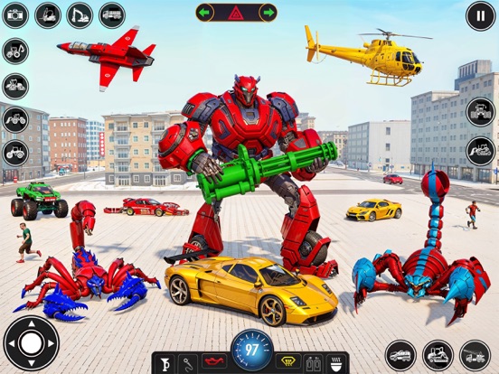 Schorpioen Robot Auto het schi iPad app afbeelding 3