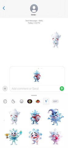 霜雪花贴纸 screenshot