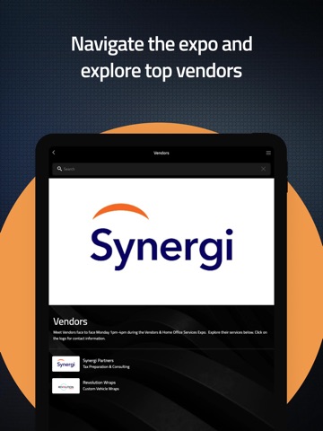 SIGNAL FRANCHISE CONVENTION iPad screenshot
