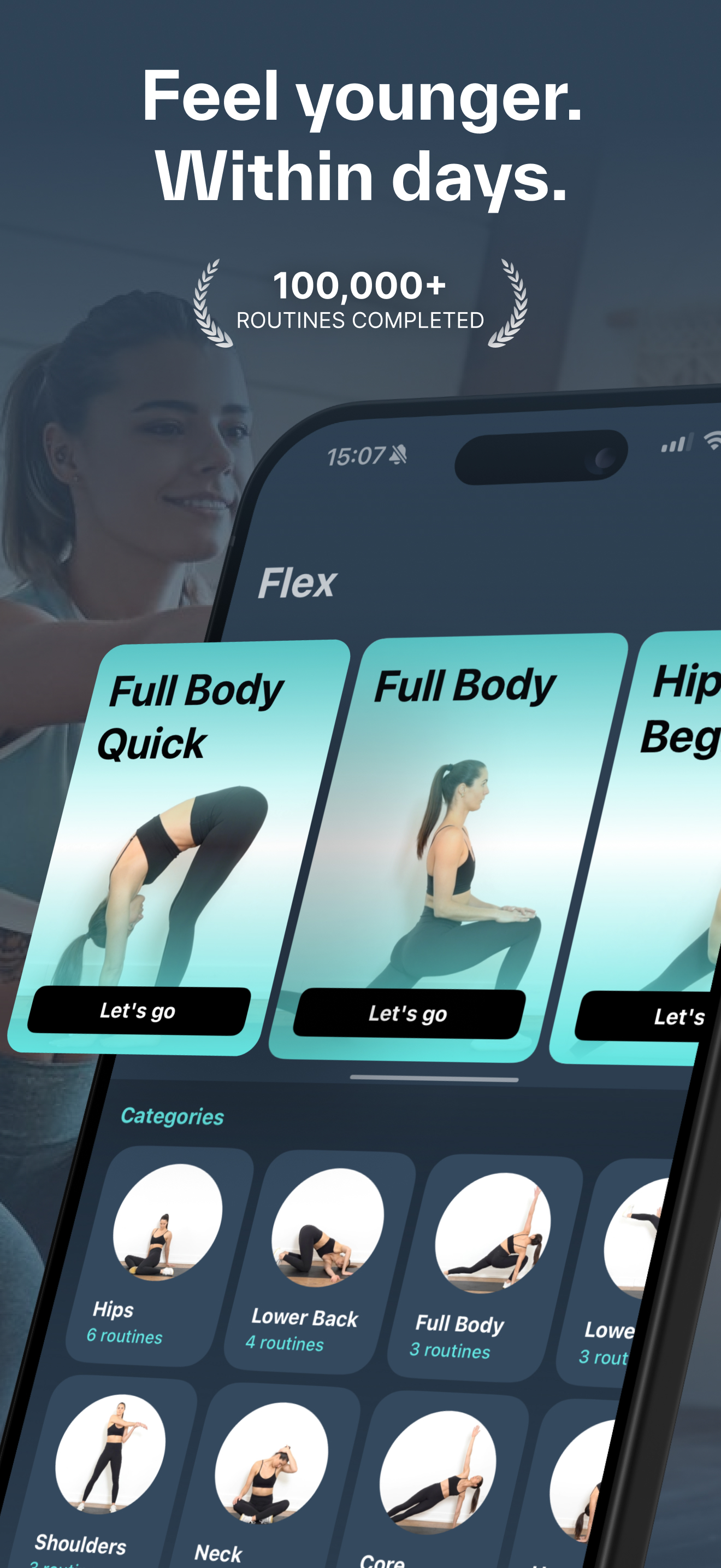 Stretching, Flexibility: Flex